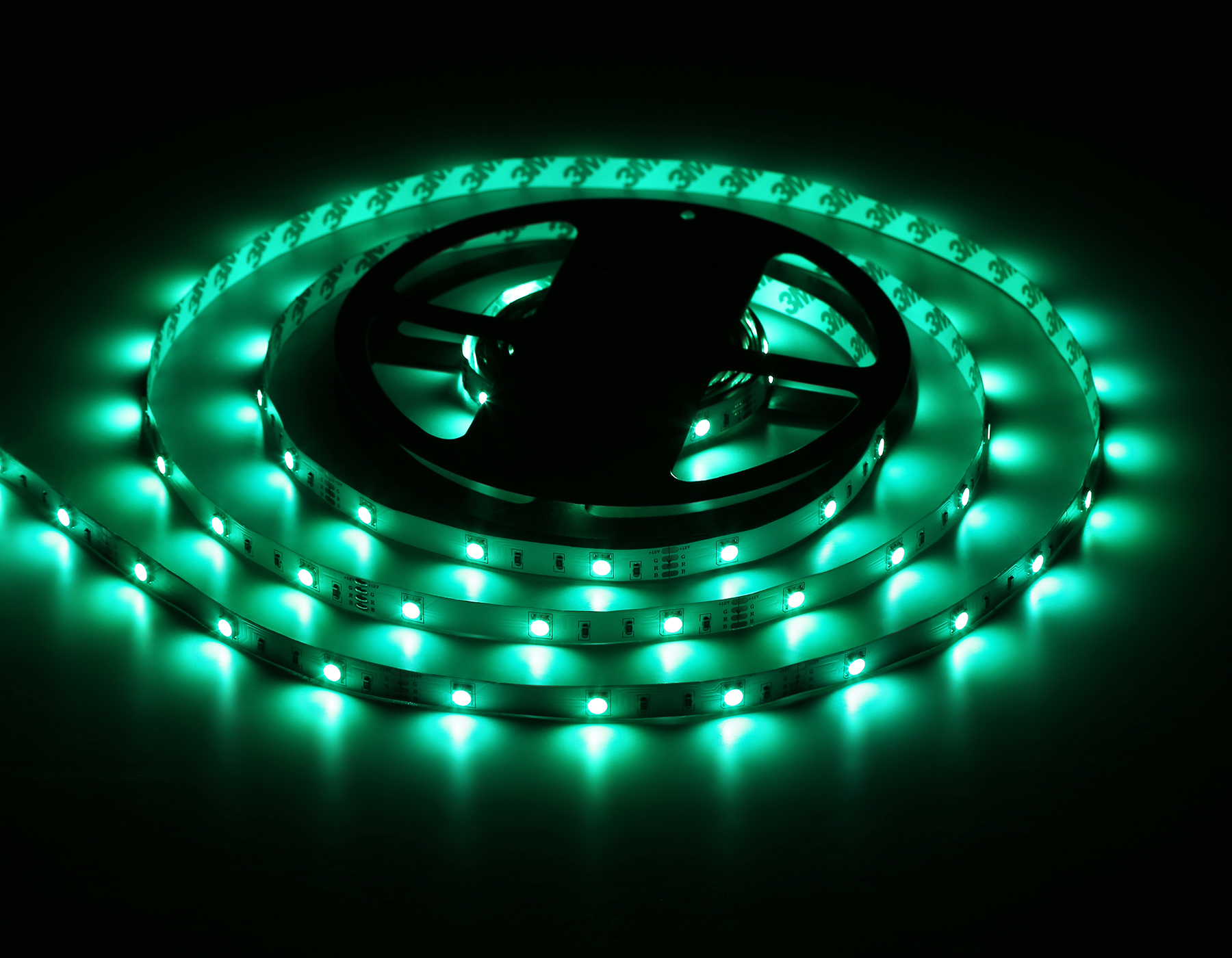 Комплект светодиодной ленты RGB Ambrella Light GS2401 5050 30Led /7.2W m/ 12V IP20 RGB 5m GS2401 5050 30Led/ 7.2W m/ 12V IP20 RGB/ 5000*10*1.87mm (4 конт.) комплект Ambrella Light 21