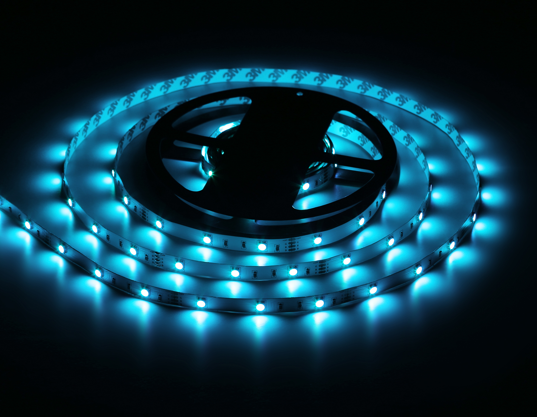 Комплект светодиодной ленты RGB Ambrella Light GS2401 5050 30Led /7.2W m/ 12V IP20 RGB 5m GS2401 5050 30Led/ 7.2W m/ 12V IP20 RGB/ 5000*10*1.87mm (4 конт.) комплект Ambrella Light 22
