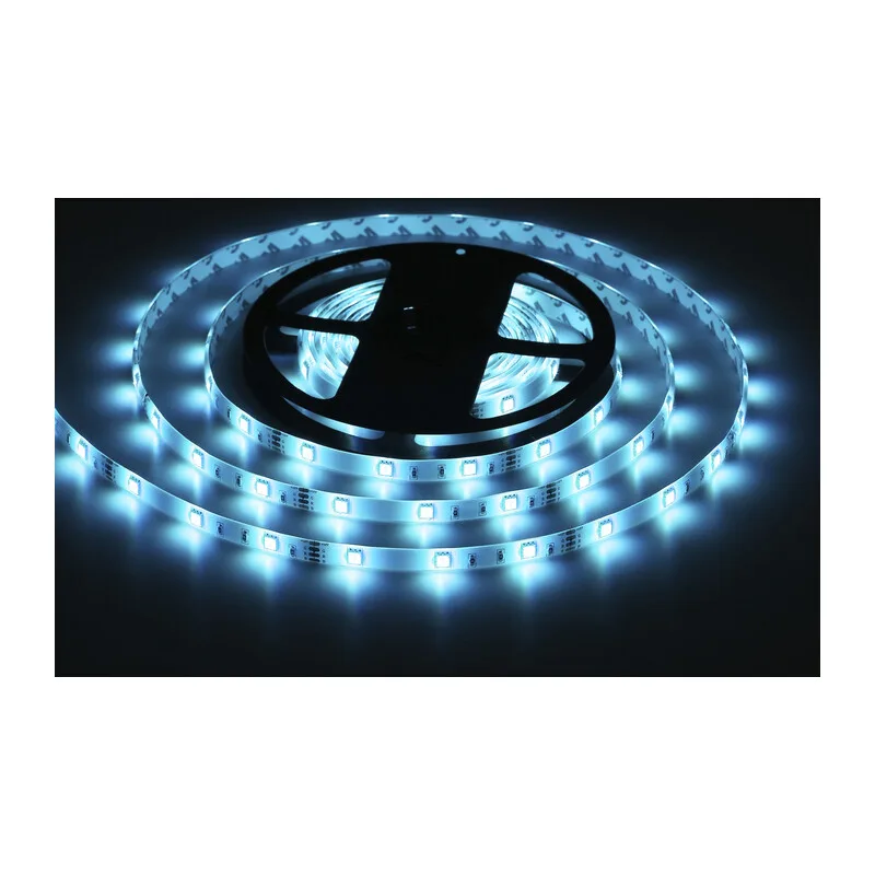 Комплект светодиодной ленты 12В 5050 30Led 7.2Вт/м Цветная RGB IP65 5м GS2501 5050 30Led/ 7.2W m/ 12V IP65 RGB/ 5000*10*2.87mm (4 конт.) комплект Ambrella Light 8
