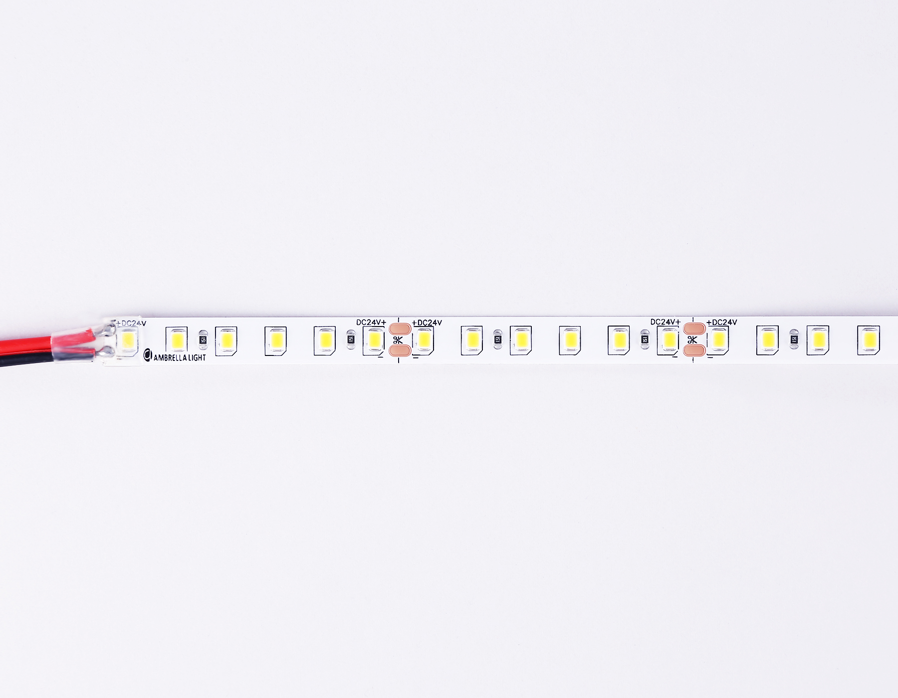 Светодиодная лента Ambrella Light GS3102 2835 120Led /10W m/ 24V IP20 4500K 5m GS3102 2835 120Led/ 10W m/ 24V IP20 4500K/ 5000*8*1.2mm (2 конт.) Ambrella Light 13