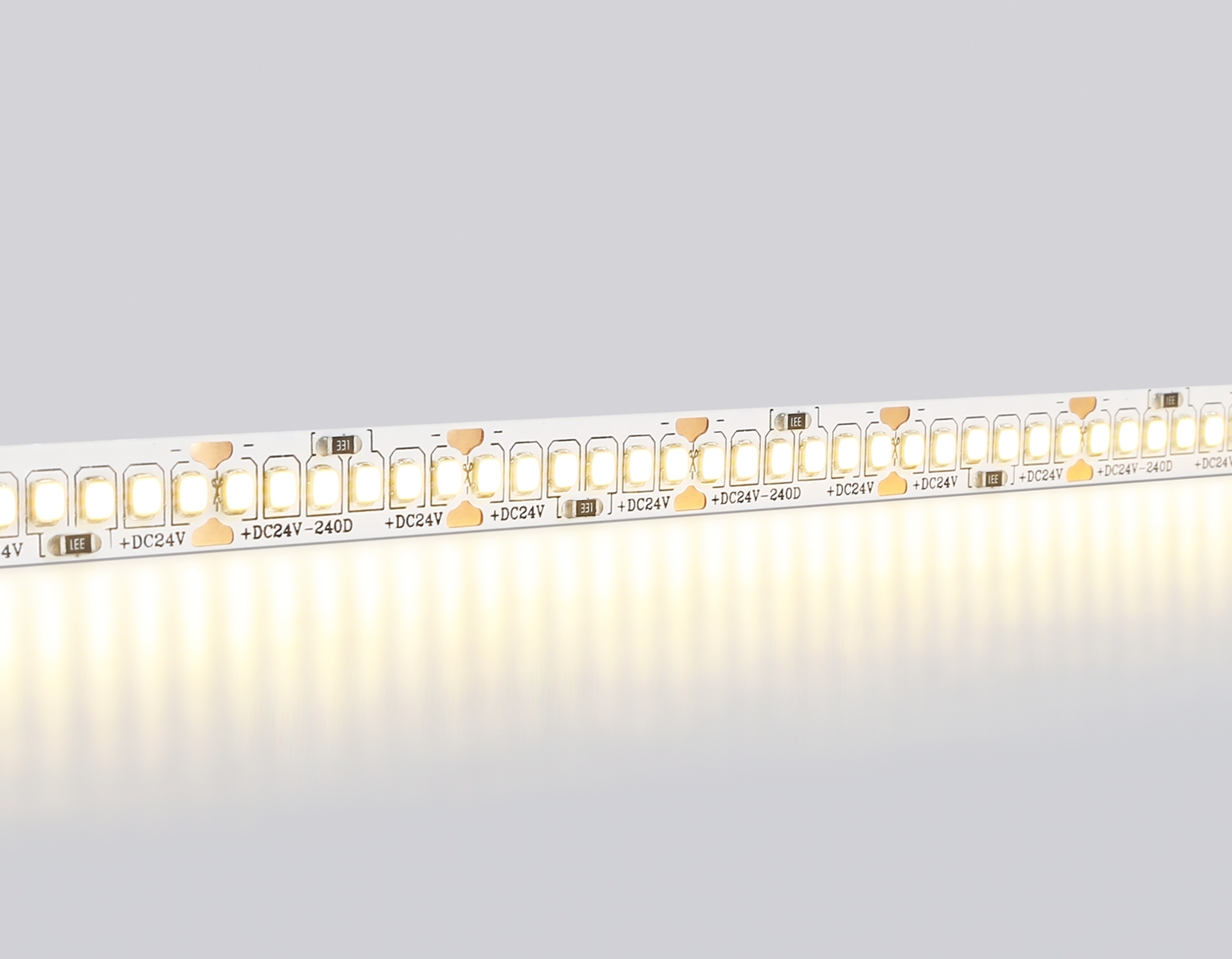 Светодиодная лента Ambrella Light GS3401 2835 240Led /20W m/ 24V IP20 3000K 5m GS3401 2835 240Led/ 20W m/ 24V IP20 3000K/ 5000*10*1.2mm (2 конт.) Ambrella Light 11