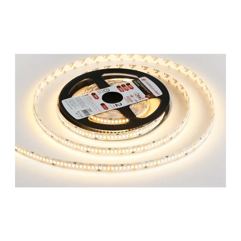 Светодиодная лента 24В 2835 240Led 20Вт/м 3000K IP20 5м GS3401 2835 240Led/ 20W m/ 24V IP20 3000K/ 5000*10*1.2mm (2 конт.) Ambrella Light 11