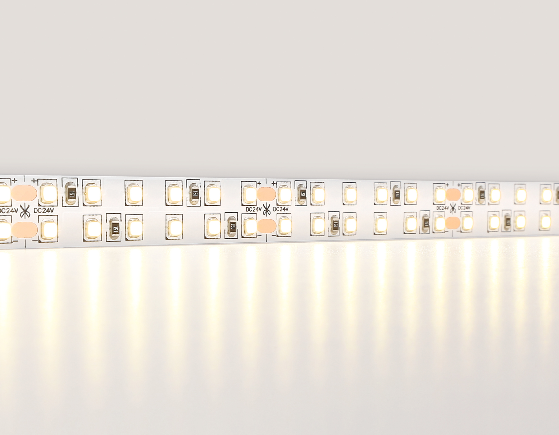 Светодиодная лента двухрядная Ambrella Light GS3701 2835 240Led /24W m/ 24V IP20 3000K 5m GS3701 2835 240Led /24W m/ 24V IP20 3000K/ 5000*14*1.2mm (2 конт.) Ambrella Light 11