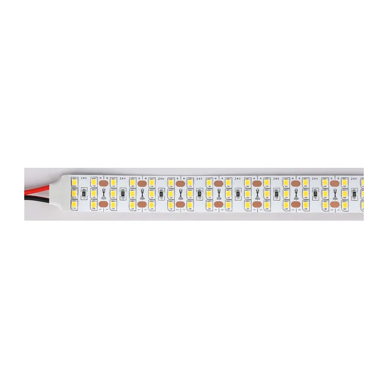 Светодиодная лента трехрядная 24В 2835 324Led 26Вт/м 3000K IP20 5м GS3901 2835 324Led/ 26W m/ 24V IP20 3000K/ 5000*18*1.2mm (2 конт.) Ambrella Light 10