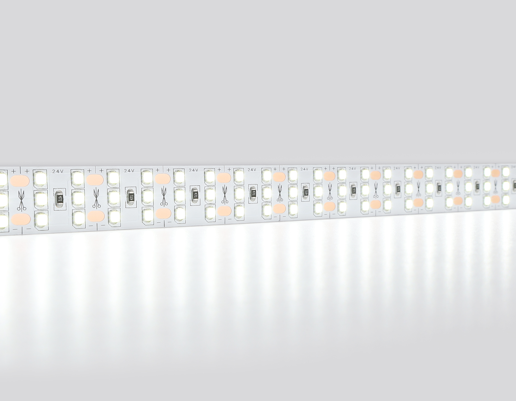 Светодиодная лента трехрядная Ambrella Light GS3903 2835 324Led /26W m/ 24V IP20 6500K 5m GS3903 2835 324Led/ 26W m/ 24V IP20 6500K/ 5000*18*1.2mm (2 конт.) Ambrella Light 11