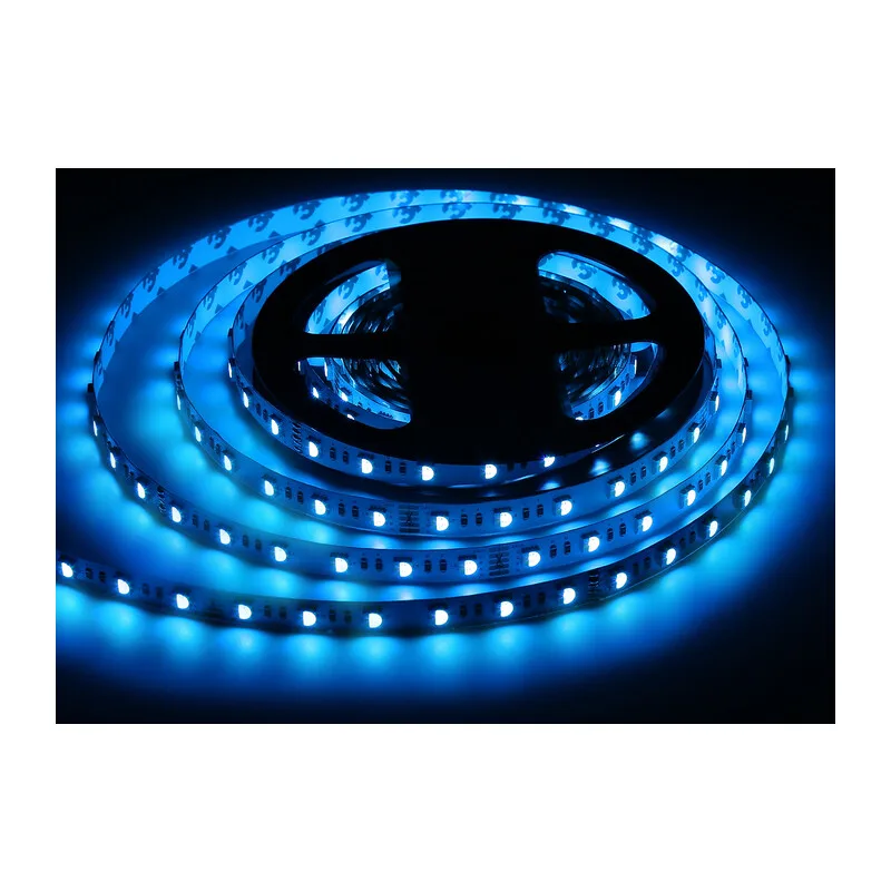 Светодиодная лента 24В 5050 60Led 10Вт/м Цветная RGB+W 6500K IP20 5м GS4403 5050 60Led/ 10W m/ 24V IP20 RGBW+6500K/ 5000*10*1.87mm (5 конт.) Ambrella Light 8