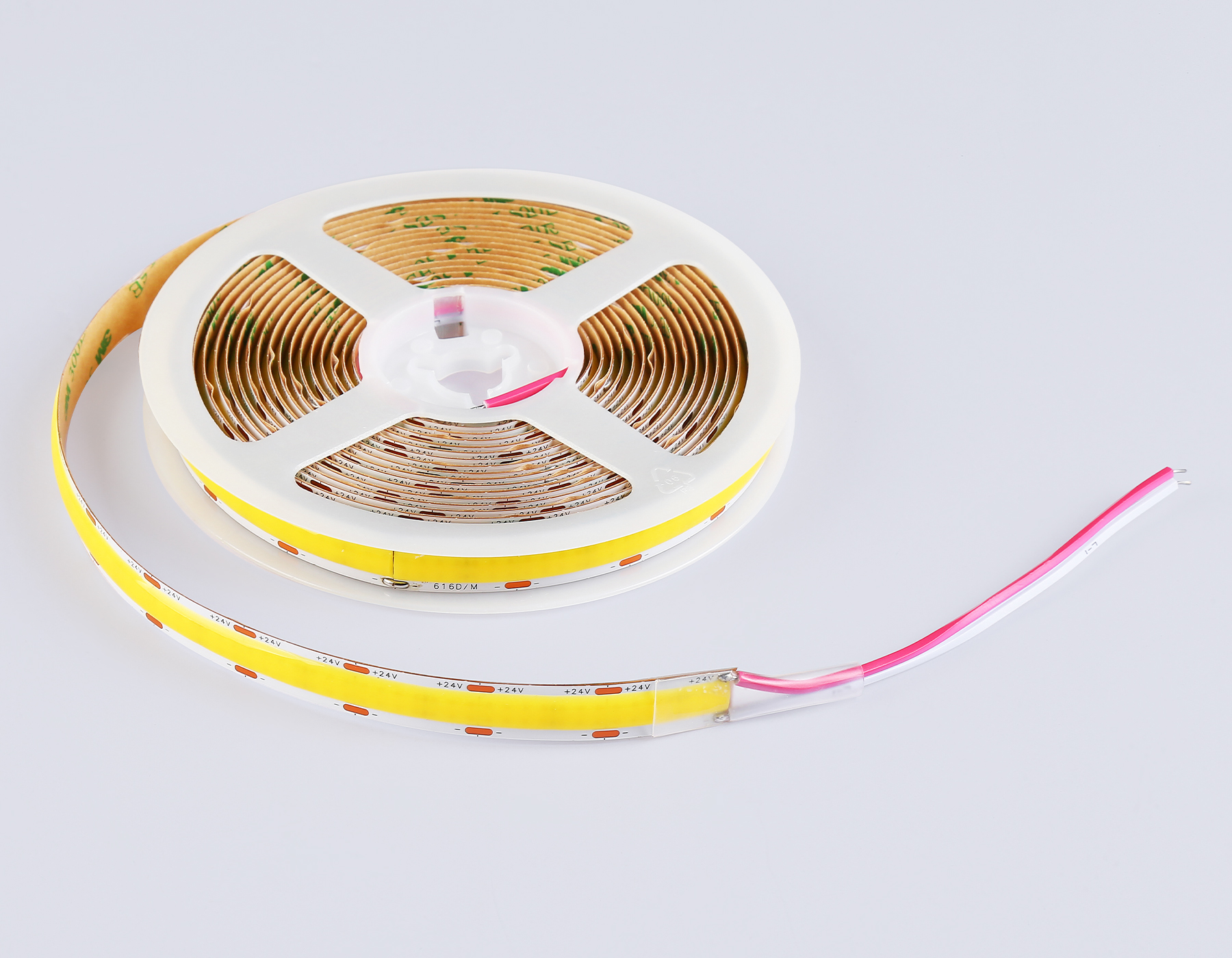 Светодиодная лента Ambrella Light GS4802 COB 616Led/19W m/ 24V IP20 4500K/ 5m*12mm*2mm (2 конт.) GS4802 COB 616Led/19W m/ 24V IP20 4500K/ 5m*12mm*2mm (2 конт.) Ambrella Light 12