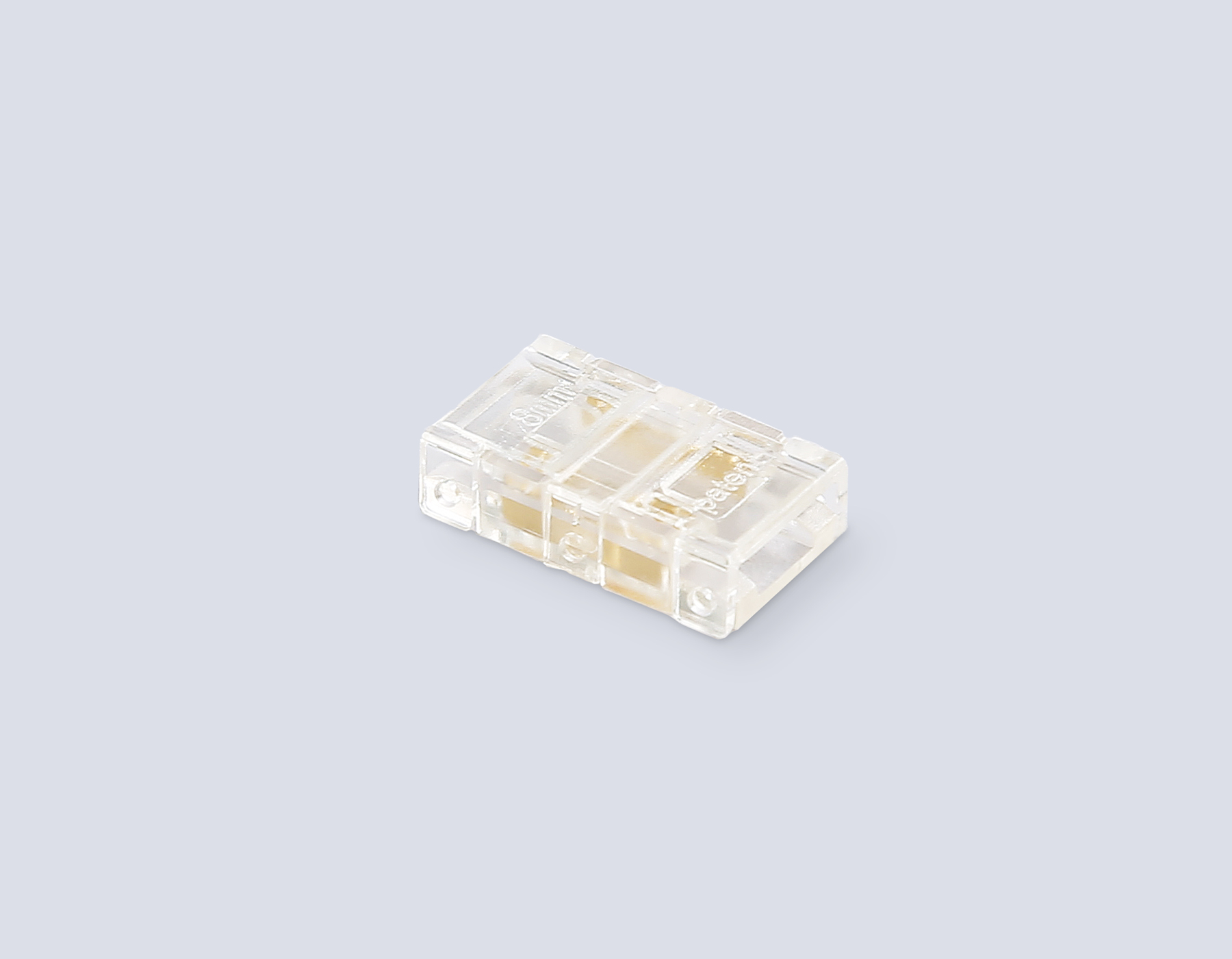 Соединитель прямой COB CCT 12/24V для лент 8mm GS6366 (3 конт.) (10шт. в комплекте) GS6366 Соединитель прямой COB CCT 12/24V для лент 8mm (3 конт.) (10шт) Ambrella Light 6