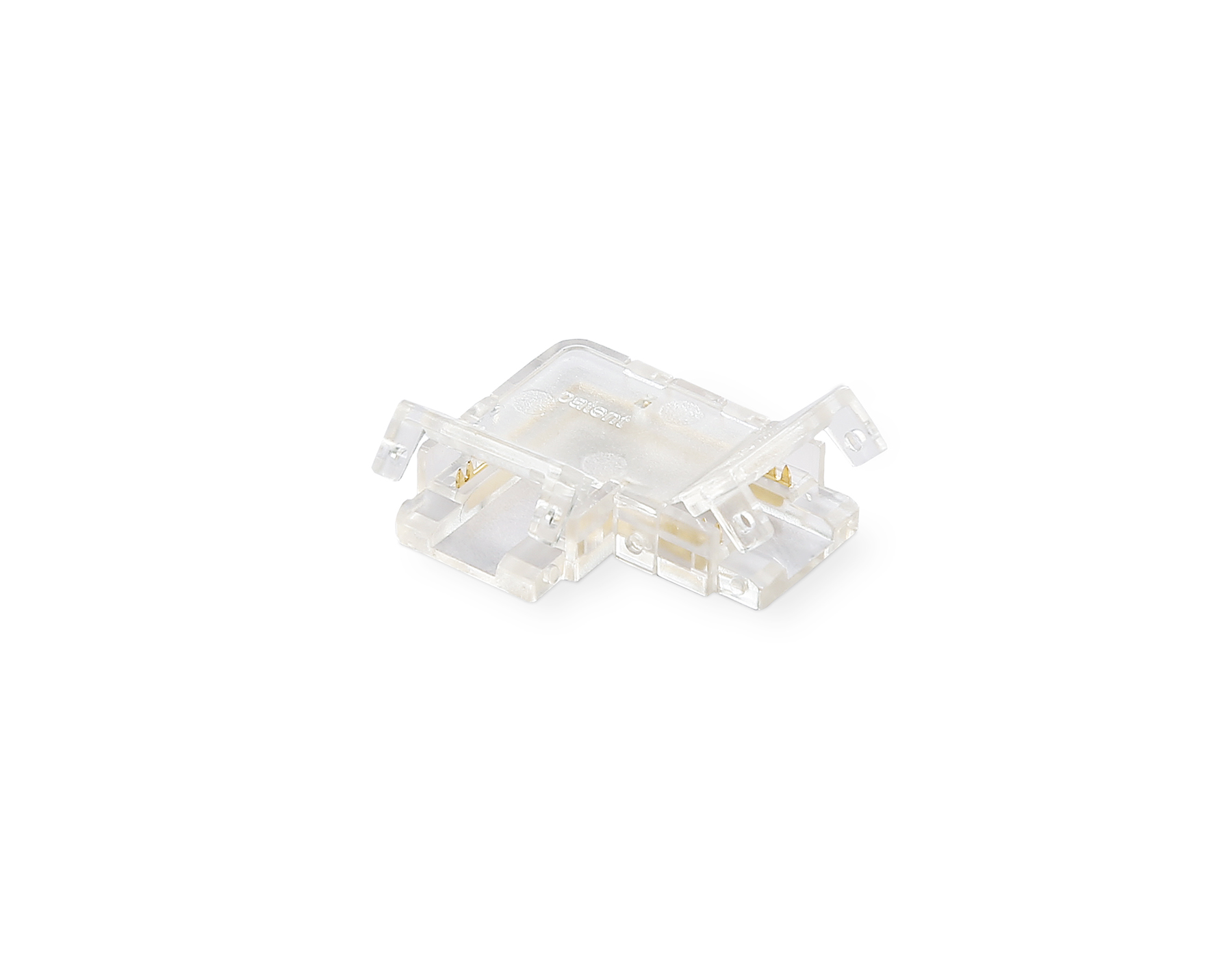 Соединитель угловой COB 12/24V для лент 10mm GS6861 (2 конт.) (10шт. в комплекте) GS6861 Соединитель угловой COB 12/24V для лент 10mm (2 конт.) (10шт) Ambrella Light 5