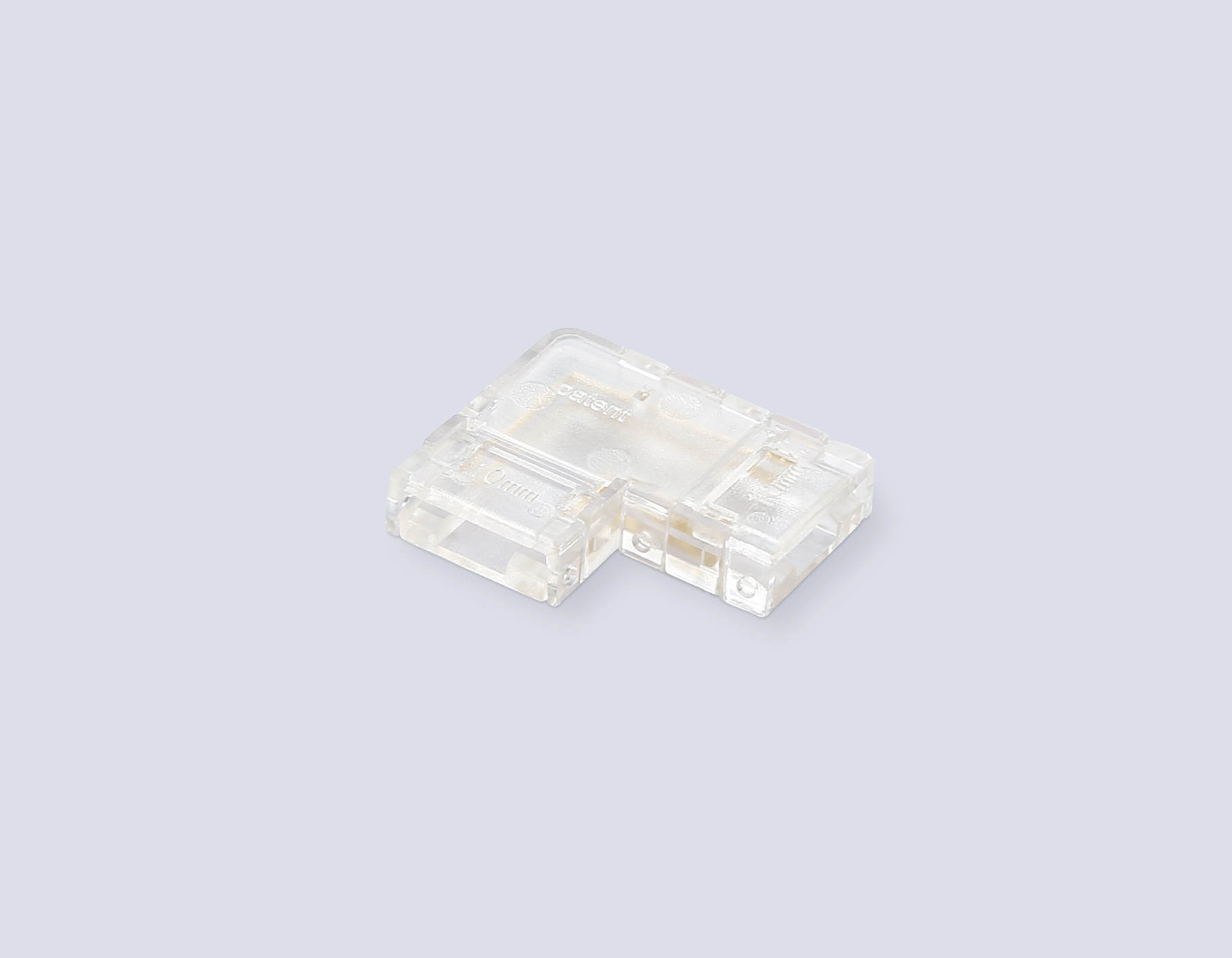 Соединитель угловой COB 12/24V для лент 10mm GS6861 (2 конт.) (10шт. в комплекте) GS6861 Соединитель угловой COB 12/24V для лент 10mm (2 конт.) (10шт) Ambrella Light 6