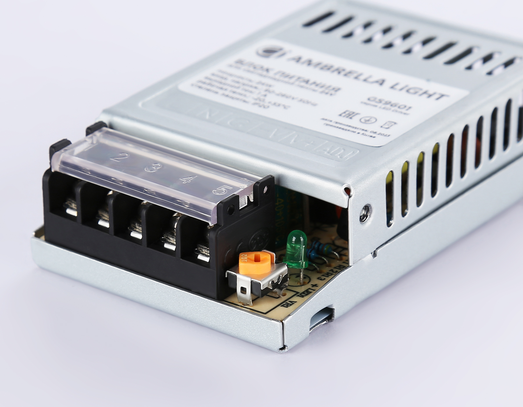 Блок питания для светодиодной ленты 24V 24W 1A IP20 90-260V 79*48*22 GS9601 GS9601 блок питания 24V 24W 1A IP20 90-260V 79*48*22 Ambrella Light 5