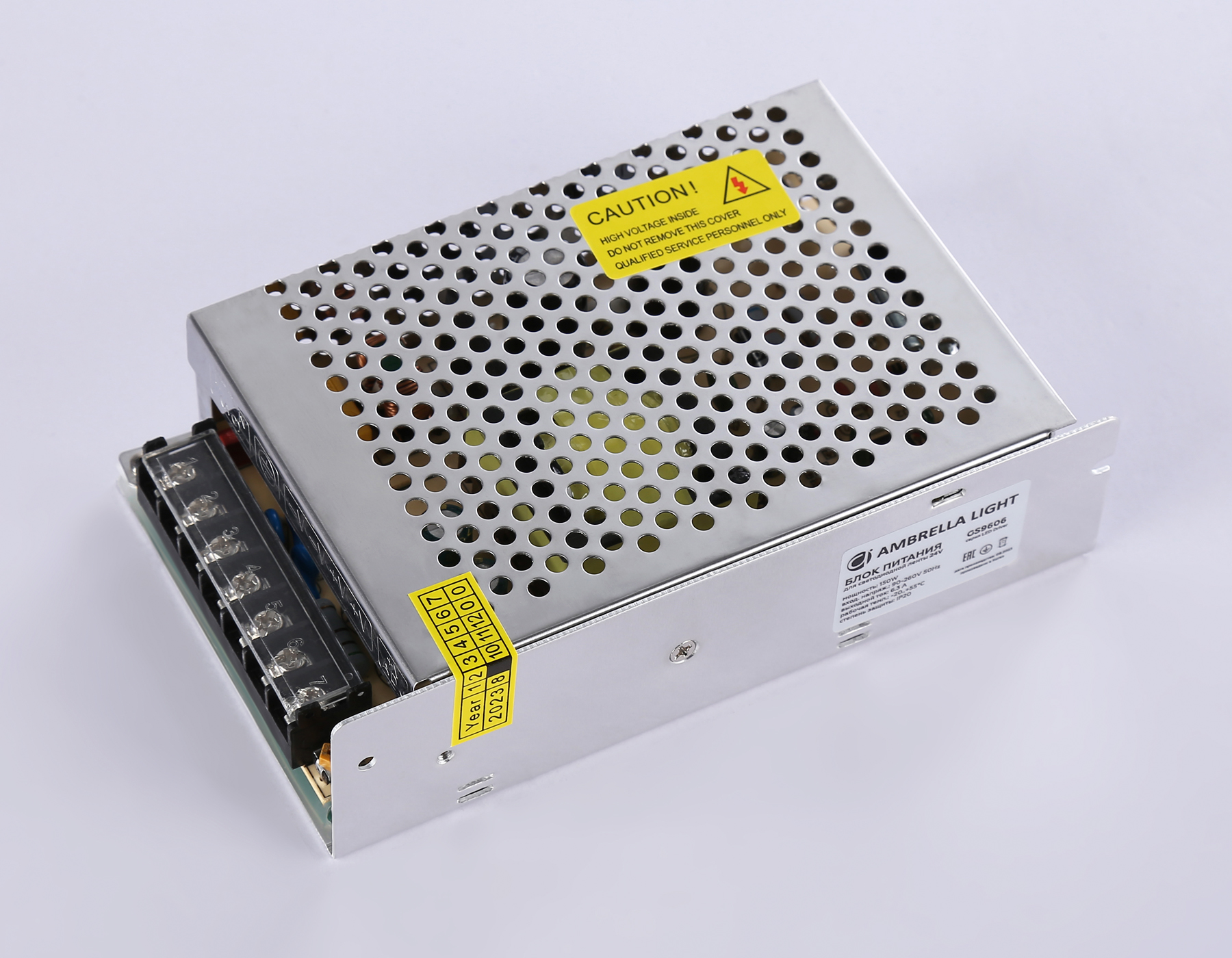 Блок питания для светодиодной ленты 24V 100W 4.2A IP20 90-260V 110*78*37 GS9604 GS9604 блок питания 24V 100W 4.2A IP20 90-260V 110*78*37 Ambrella Light 7