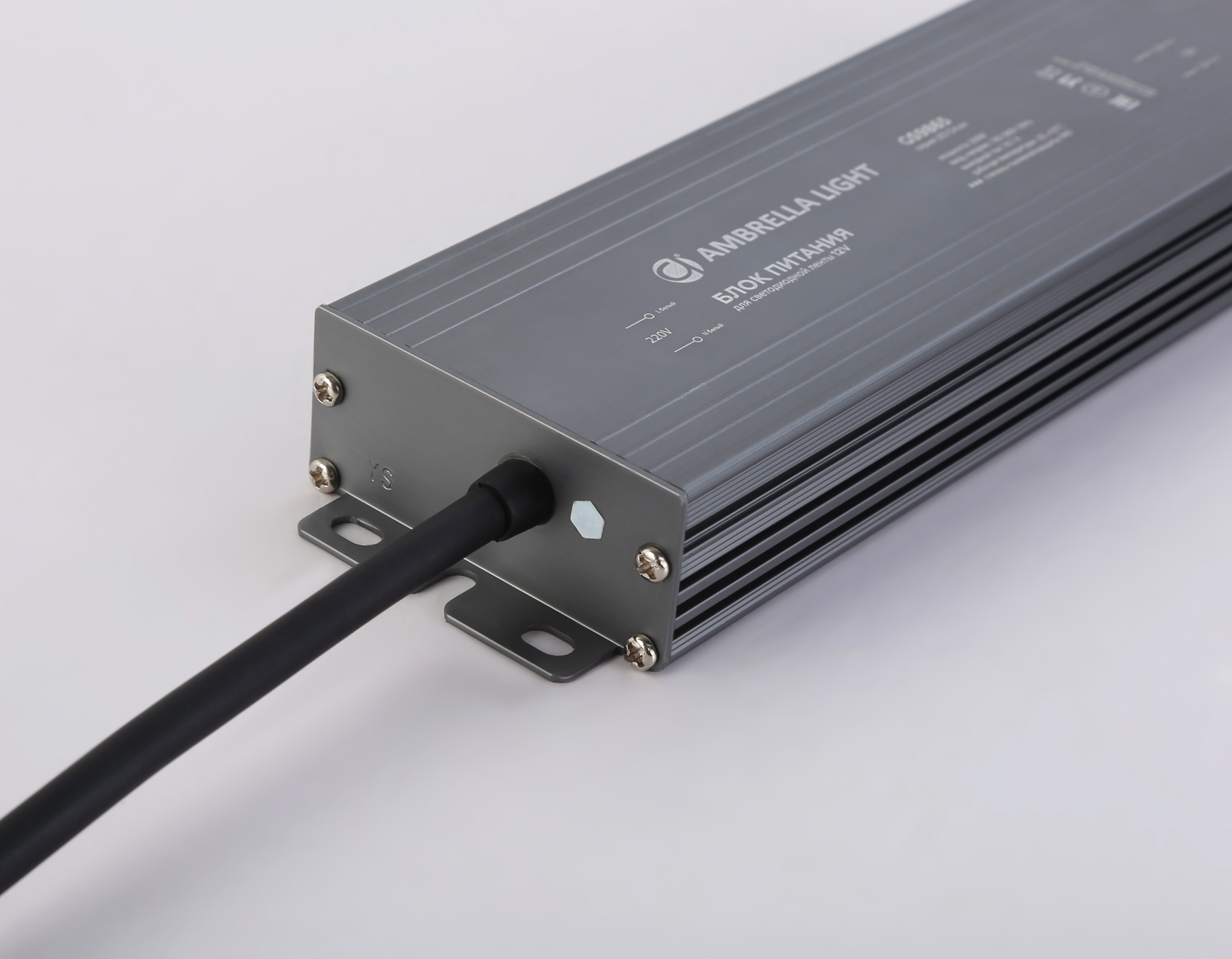 Блок питания для светодиодной ленты 12V 200W 16,7A IP67 185-260V 220*65*28 GS9865 GS9865 блок питания 12V 200W 16.7A IP67 185-260V 220*65*28 Ambrella Light 8