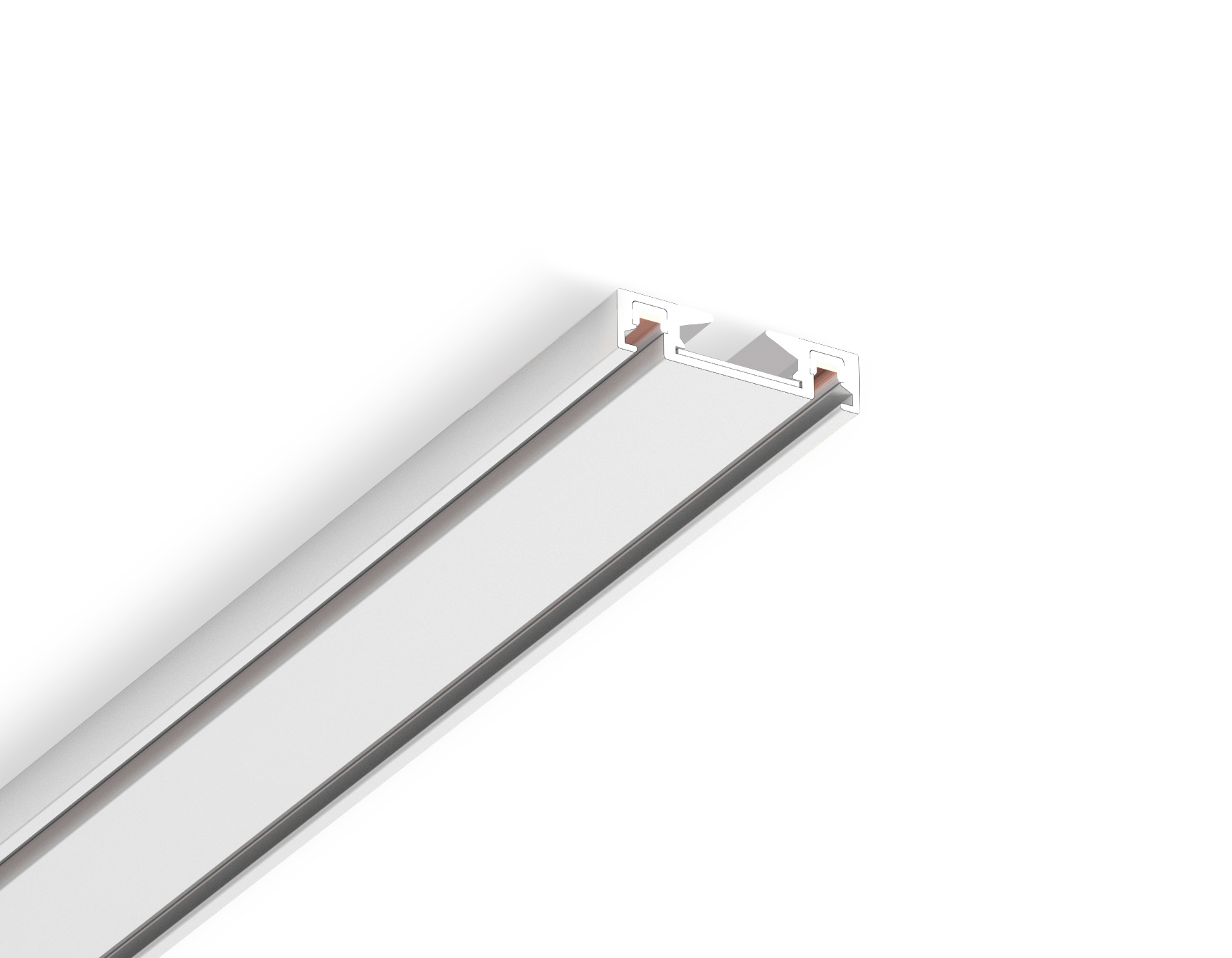 Шинопровод низковольтный накладной Magnetic Ultra Slim 48V GV1001 WH белый IP20 48V 1000*26*6 Ambrella Light 4