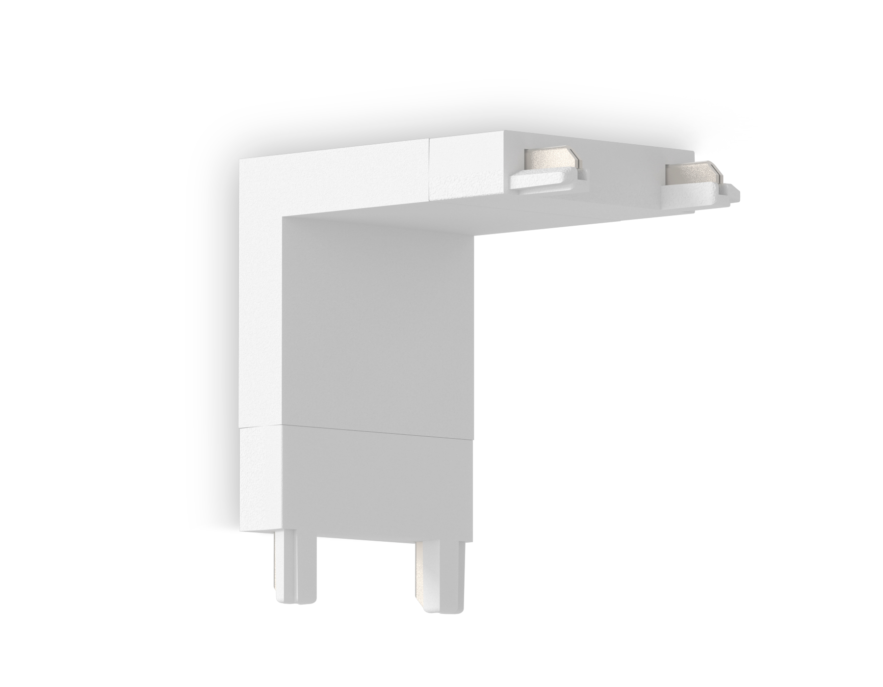 Коннектор угловой внутренний для накладного шинопровода Magnetic Ultra Slim 48V GV1103 WH белый угловой коннектор внутренний для накладного шинопровода IP20 48V 26*26*26 Ambrella Light 4