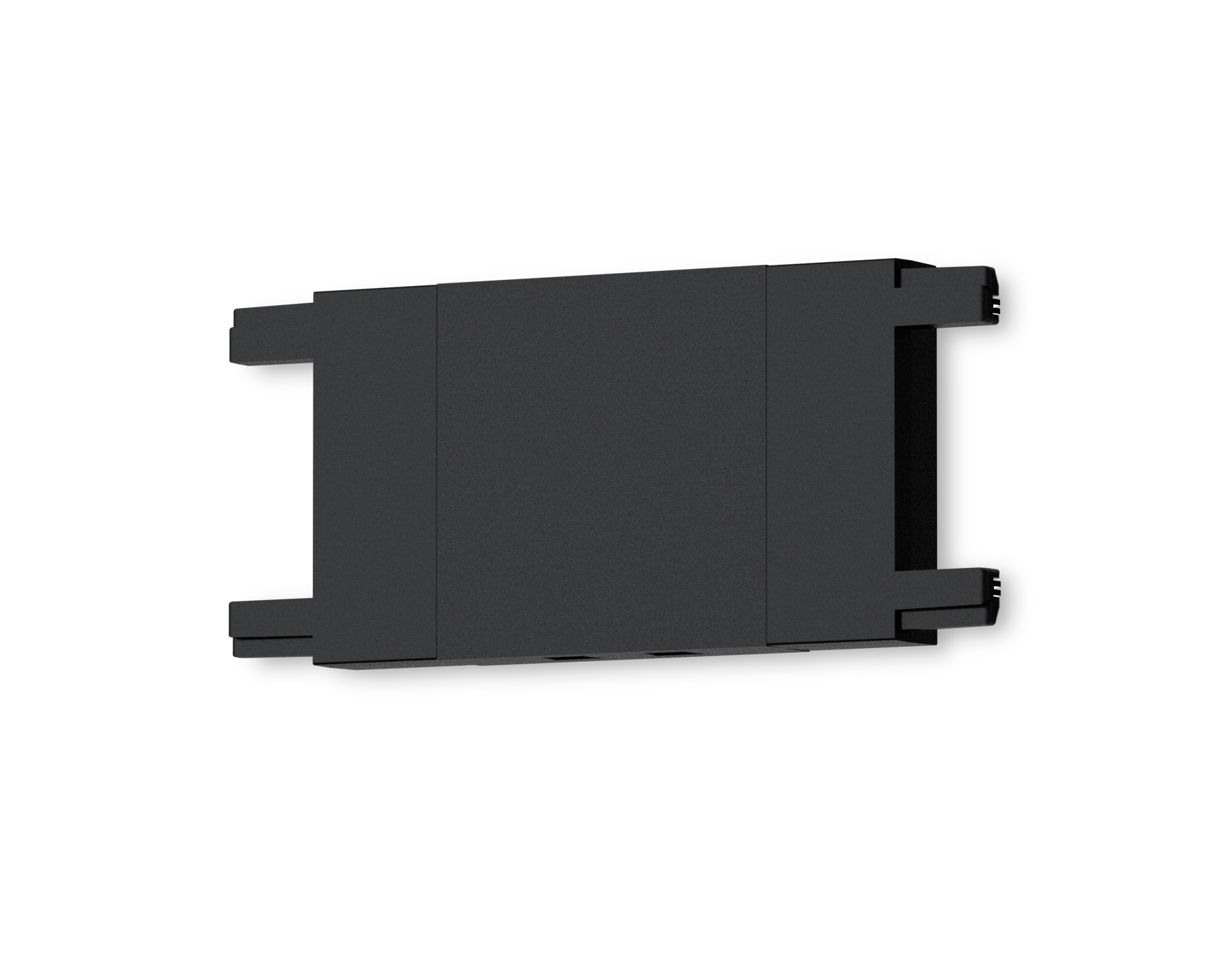 Коннектор прямой для накладного шинопровода Magnetic Ultra Slim 48V GV1109 BK черный 46*26*26 Ambrella Light 3