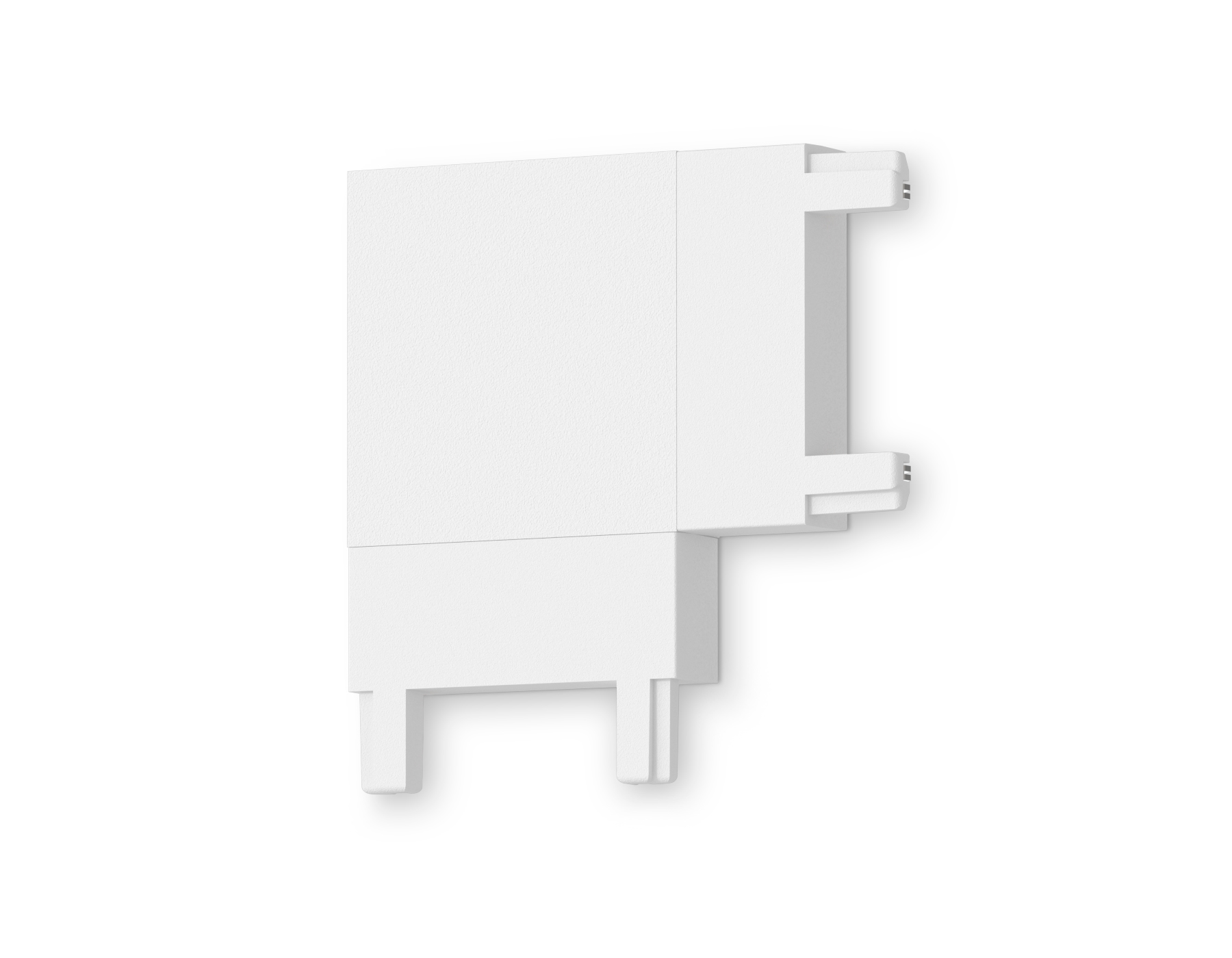 Коннектор угловой для накладного шинопровода Magnetic Ultra Slim 48V GV1113 WH белый угловой коннектор для накладного шинопровода 36*36*6 Ambrella Light 4