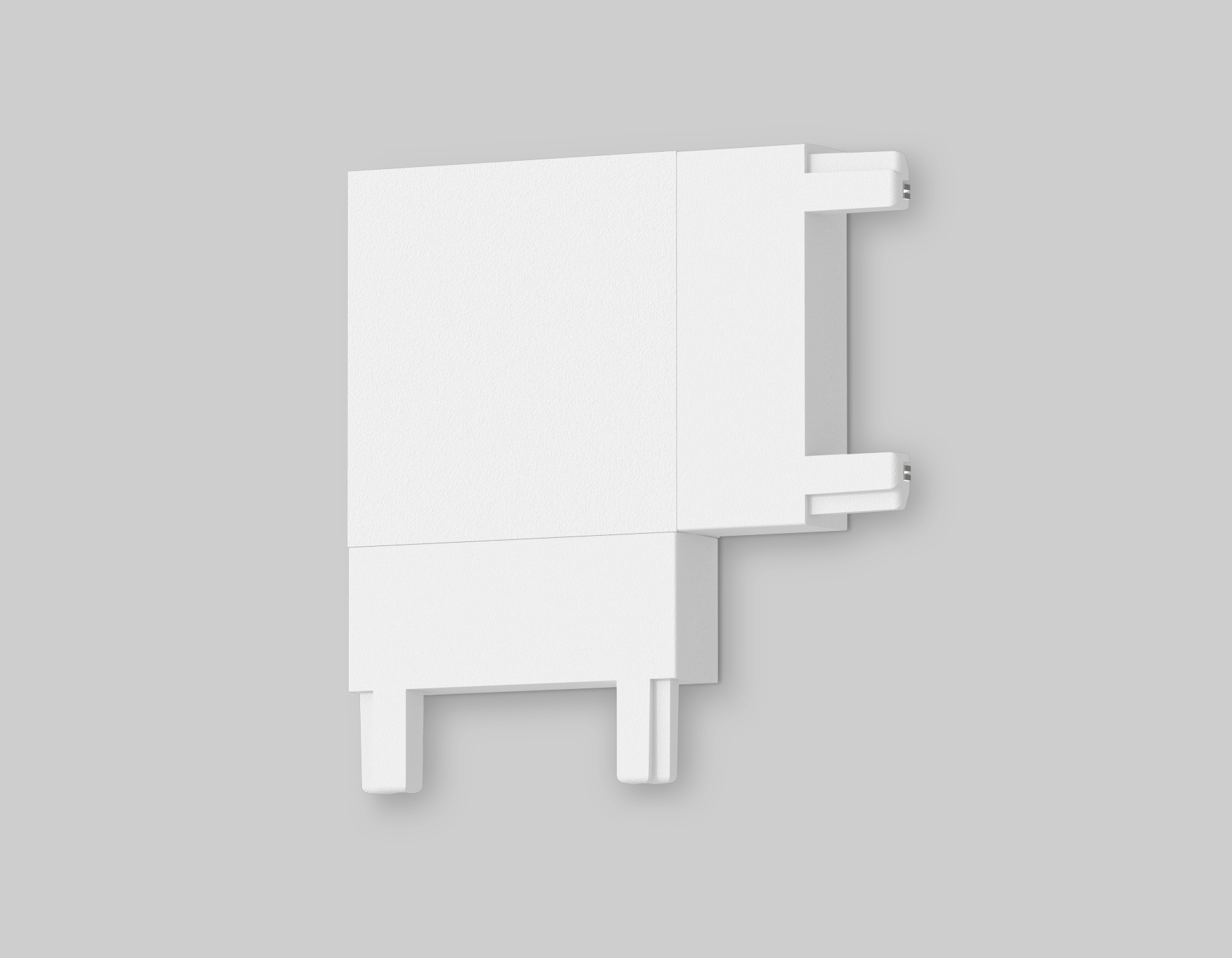 Коннектор угловой для накладного шинопровода Magnetic Ultra Slim 48V GV1113 WH белый угловой коннектор для накладного шинопровода 36*36*6 Ambrella Light 5