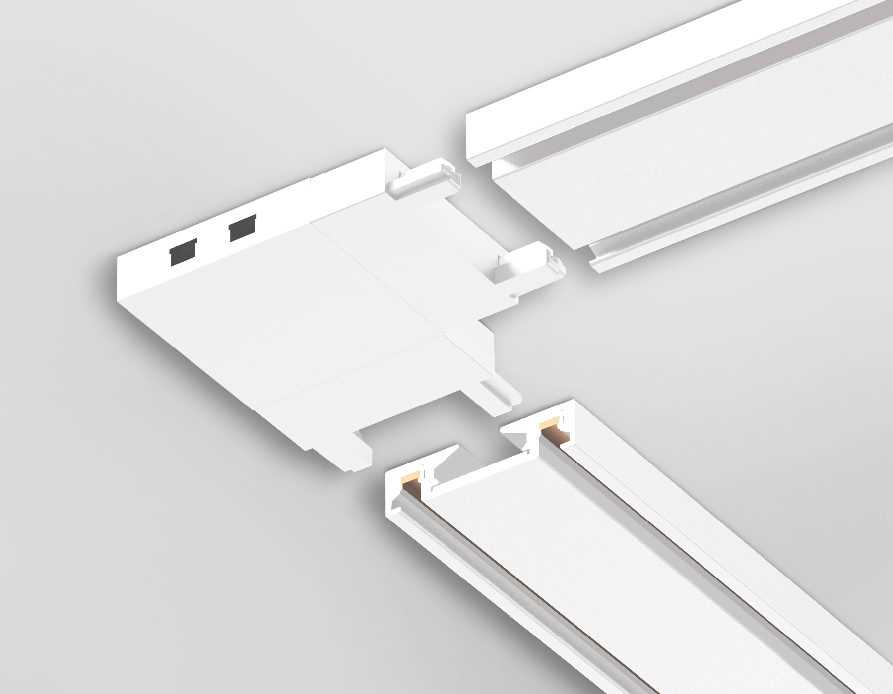 Коннектор угловой для накладного шинопровода Magnetic Ultra Slim 48V GV1113 WH белый угловой коннектор для накладного шинопровода 36*36*6 Ambrella Light 6