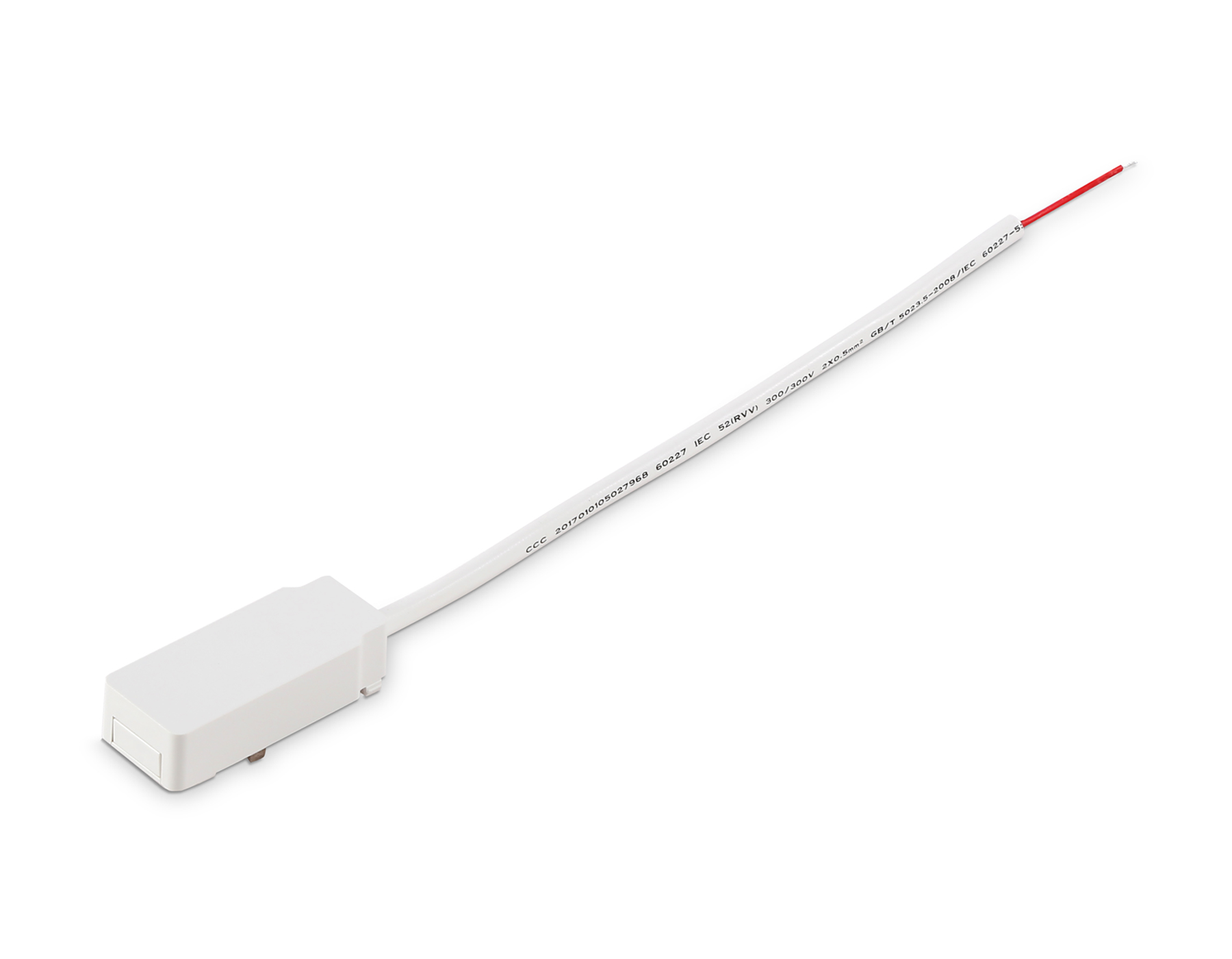 Ввод питания для шинопровода Magnetic Ultra Slim 48V GV1261 WH белый ввод питания для шинопровода IP20 48V 60*26*16 Ambrella Light 6