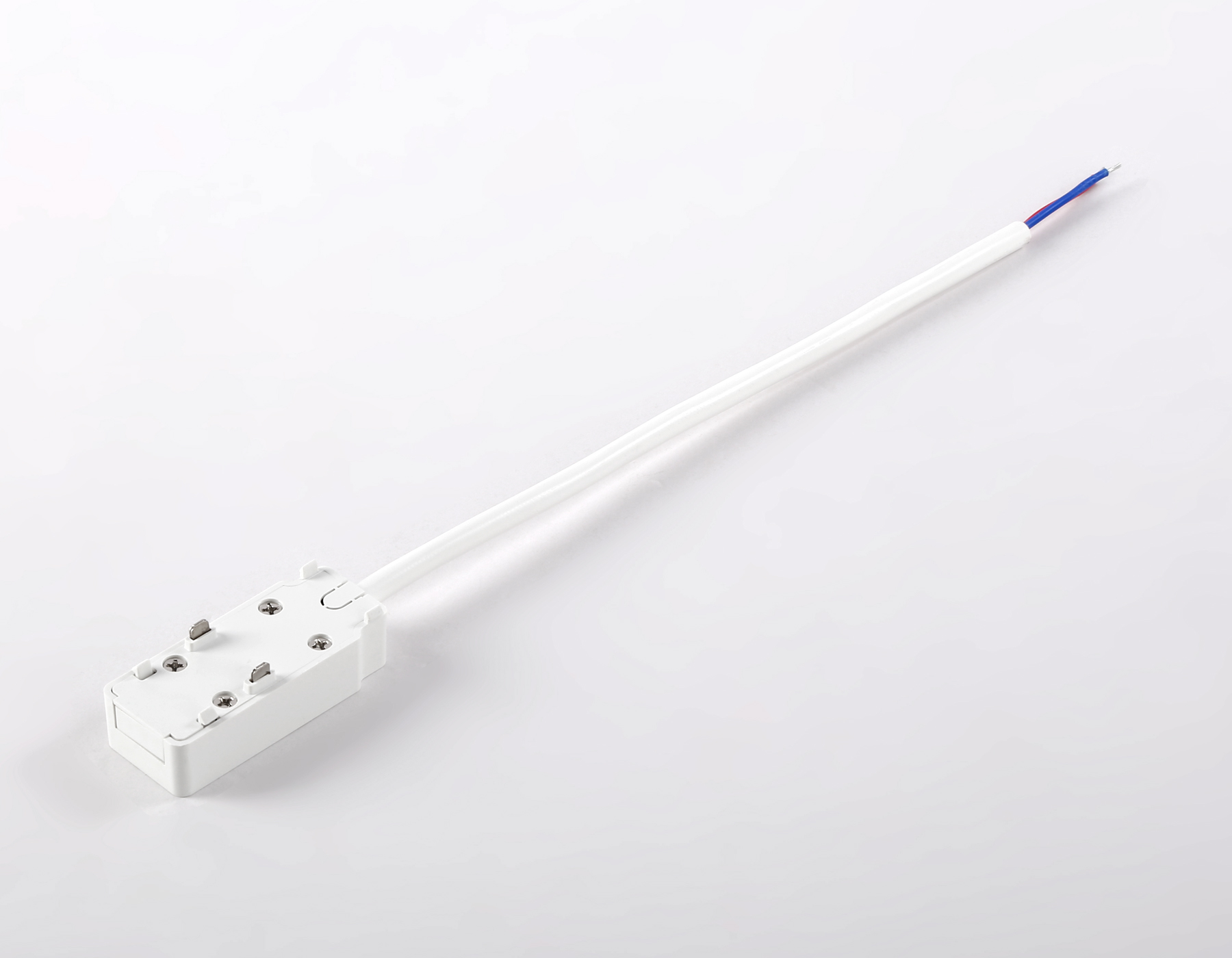 Ввод питания для шинопровода Magnetic Ultra Slim 48V GV1261 WH белый ввод питания для шинопровода IP20 48V 60*26*16 Ambrella Light 7