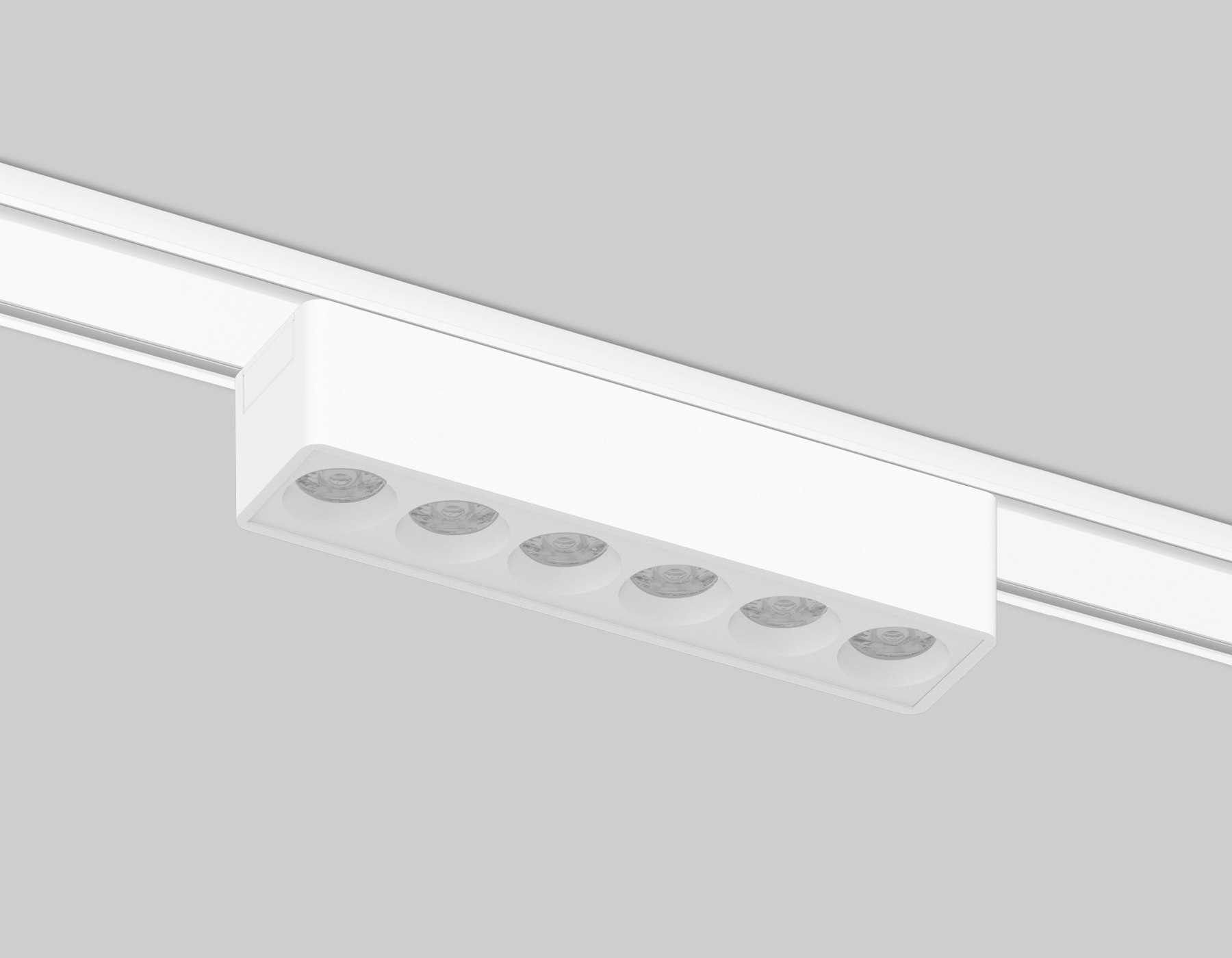 Светильник светодиодный трековый для шинопровода Magnetic Ultra Slim 48V GV1401 WH белый IP20 6W 4200K 48V 24° 122*26*24 Ambrella Light 6