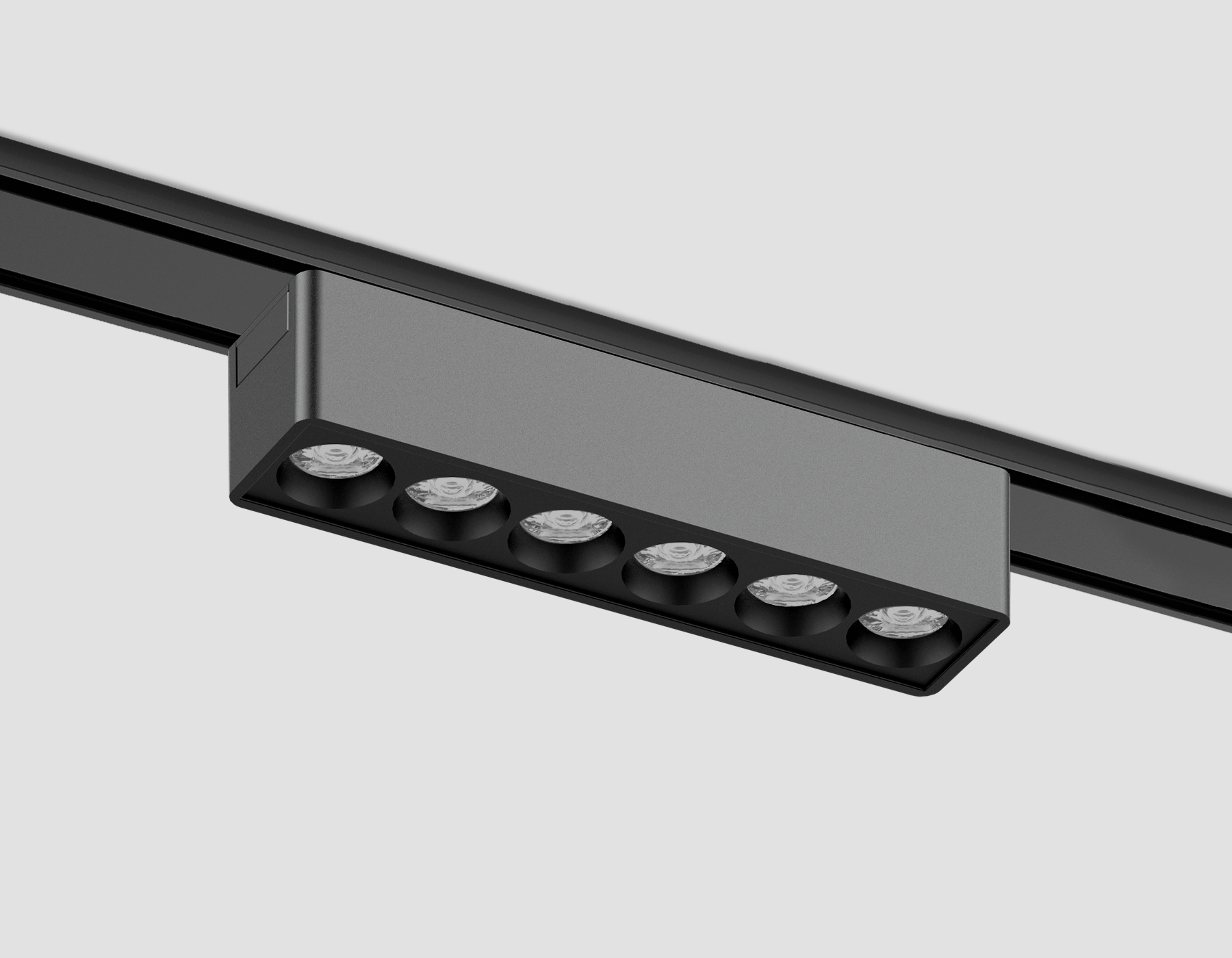 Светильник светодиодный трековый для шинопровода Magnetic Ultra Slim 48V GV1403 BK черный IP20 6W 4200K 48V 24° 122*26*24 Ambrella Light 6