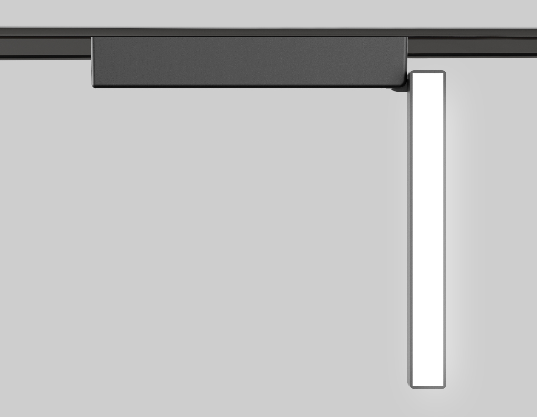 Светильник светодиодный трековый для шинопровода Magnetic Ultra Slim 48V GV1486 BK черный IP20 10W 4200K 48V 230*26*80 Ambrella Light 7