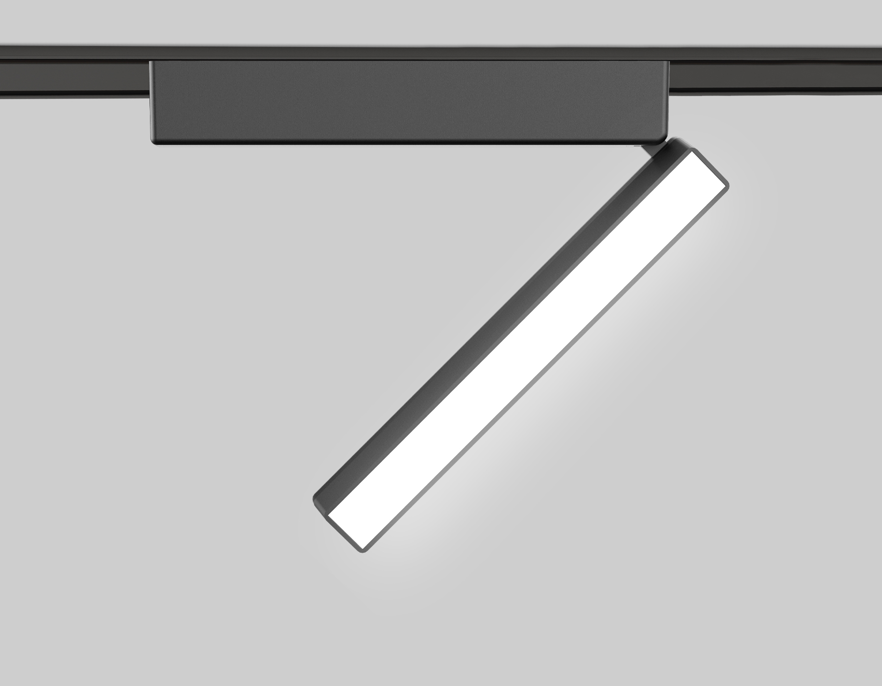 Светильник светодиодный трековый для шинопровода Magnetic Ultra Slim 48V GV1486 BK черный IP20 10W 4200K 48V 230*26*80 Ambrella Light 8