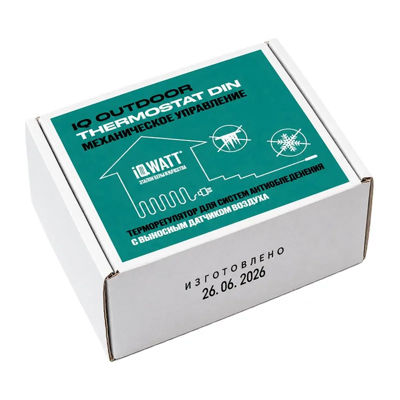 Терморегулятор IQ OUTDOOR THERMOSTAT DIN МЕХАНИЧЕСКОЕ УПРАВЛЕНИЕ 5