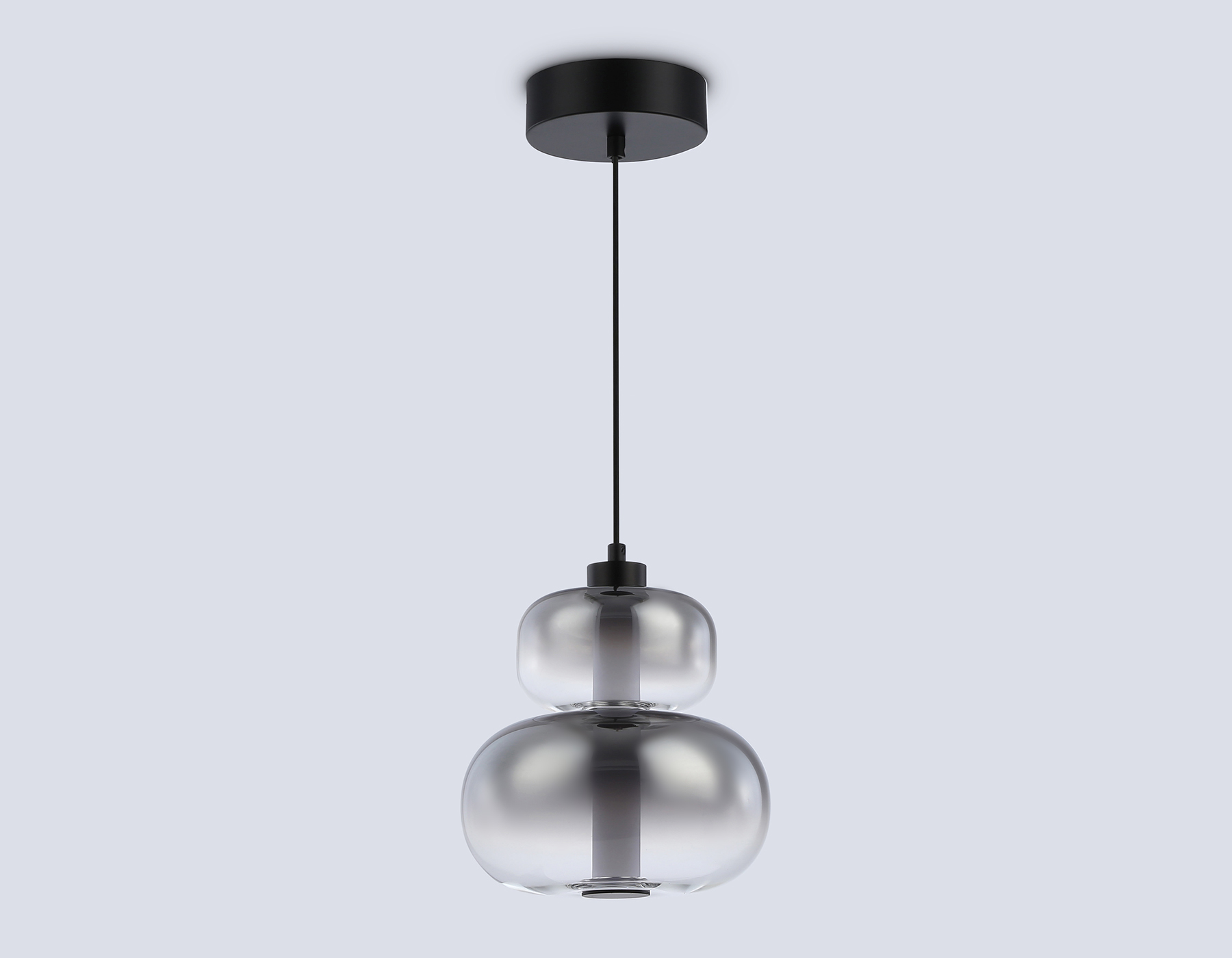 Подвесной светодиодный светильник LH11052 BK/SM черный/дымчатый 12W 3000K D230*265 Ambrella Light 11