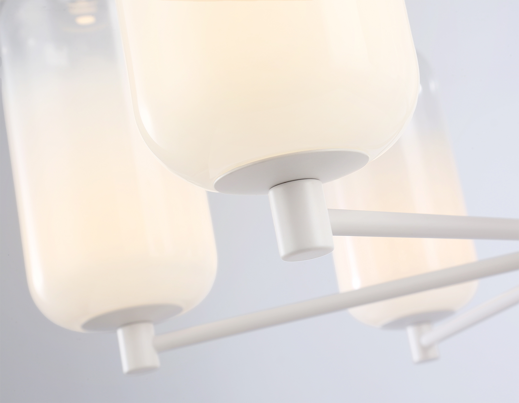 Подвесной светодиодный светильник LH11107/6 WH/FR белый/белый матовый 24W 3000K D630*280 Ambrella Light 13