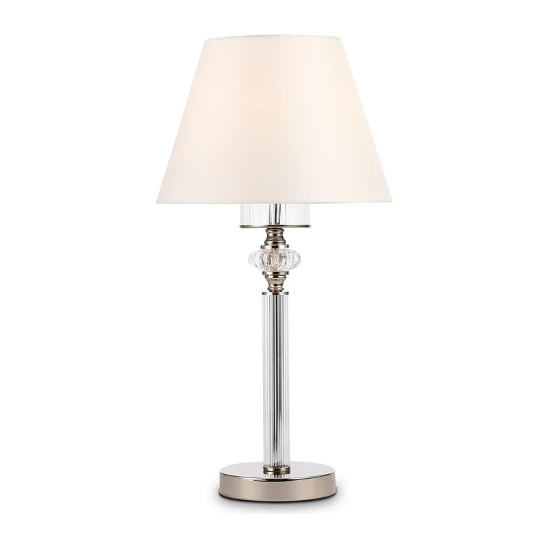 Настольная лампа E14*1 LH71007 BN/WH никель/белый E27 max 40W D260*505 Ambrella Light 8