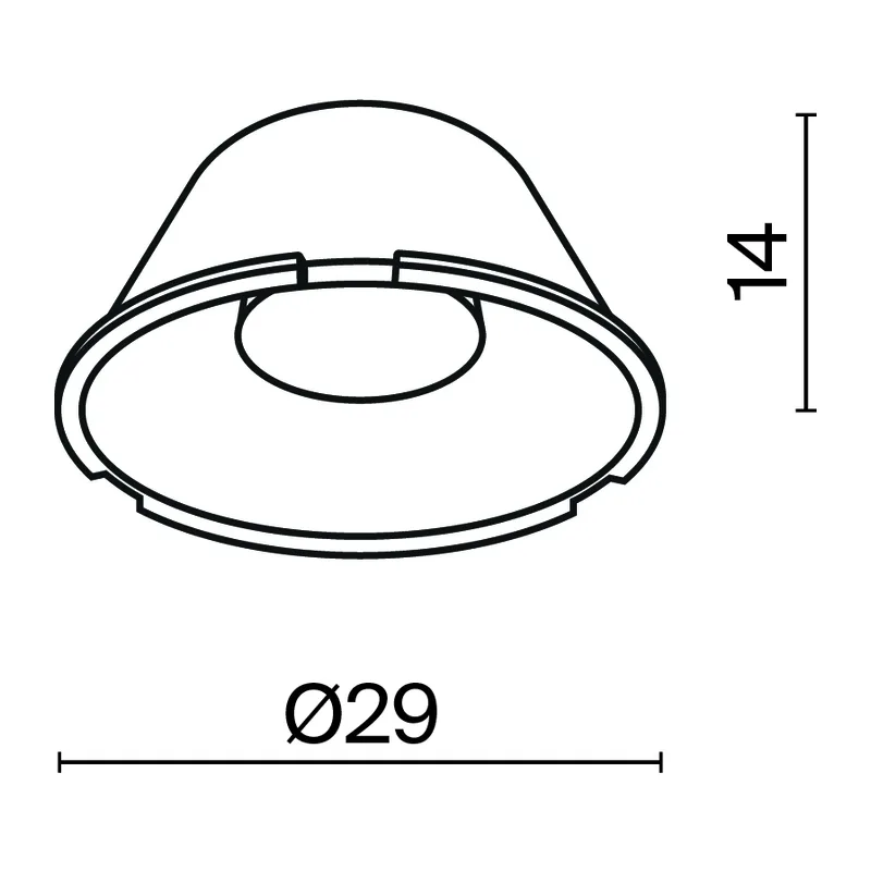 Линза 29 мм D 24° Maytoni LensD29-24 2