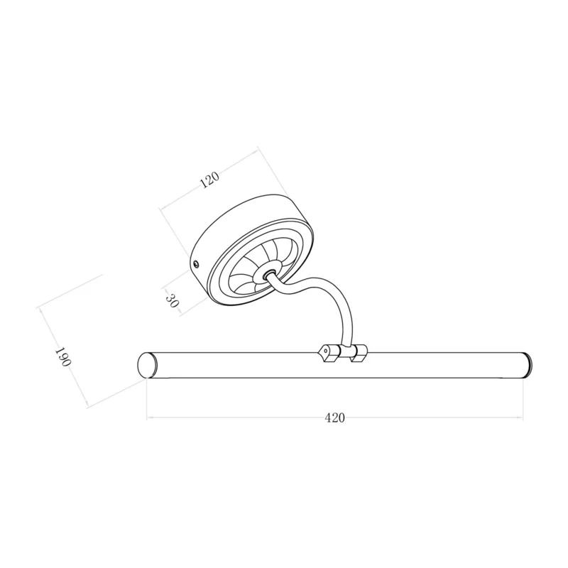 Подсветка Окулус / Oculus 3000К 9Вт Maytoni MIR014WL-L9G3K 6