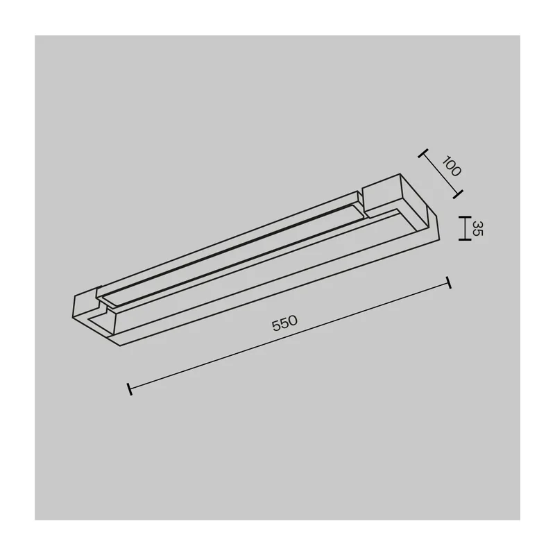 Подсветка Луч / Beam 2700К 10Вт Maytoni MIR265WL-L10W3K 7