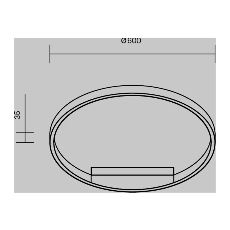 Потолочный светильник Рим / Rim 2600-3500К 35Вт Maytoni MOD058CL-L35BSK 4