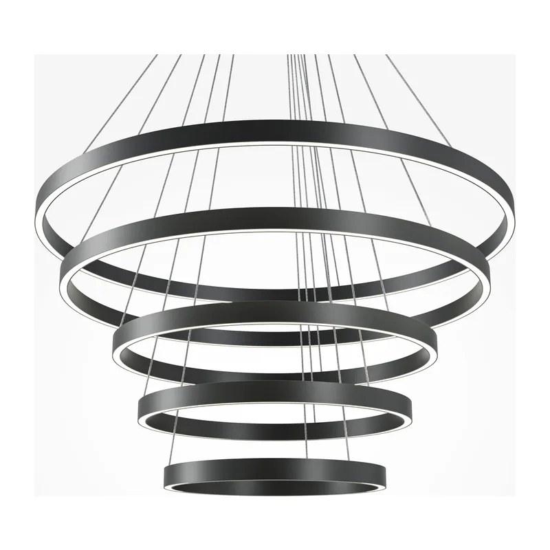 Подвесной светильник Рим / Rim 3000-4000К 174Вт Maytoni MOD058PL-L200BK 5