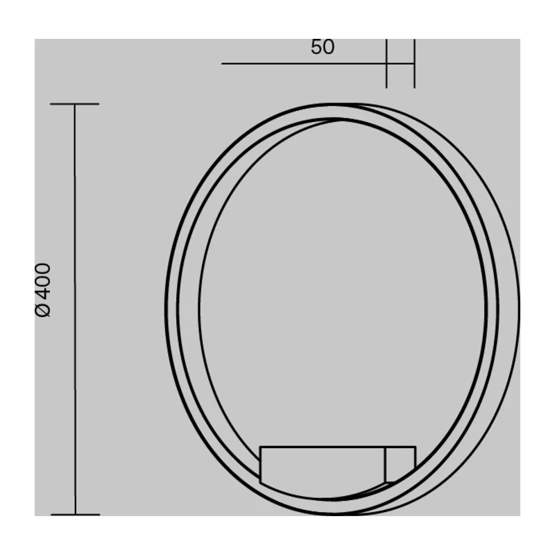 Настенный светильник (бра) Рим / Rim 2600-3500К 24Вт Maytoni MOD058WL-L25BSK 5