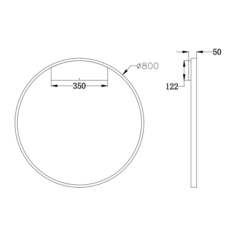 Настенный светильник (бра) Рим / Rim 4000К 51Вт Maytoni MOD058WL-L50BS4K 7
