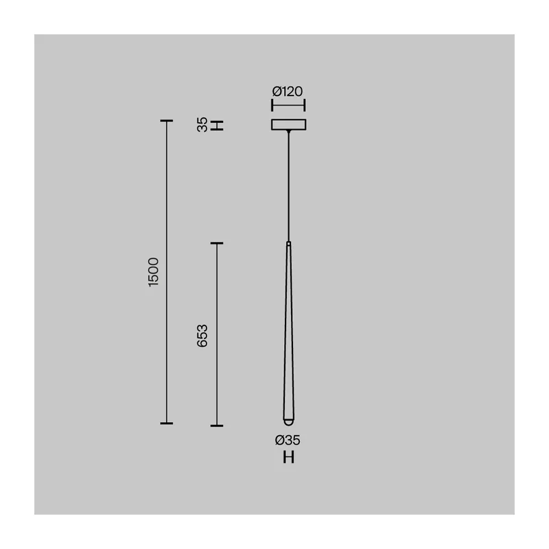 Подвесной светильник Каскад / Cascade 2600-3500К 6Вт Maytoni MOD132PL-L6BSK 9