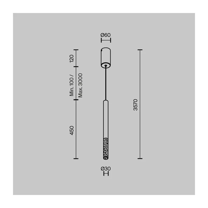 Подвесной светильник Про цвет / Pro Shade 3000-4000К 6Вт Maytoni MOD157PL-L6WK 9