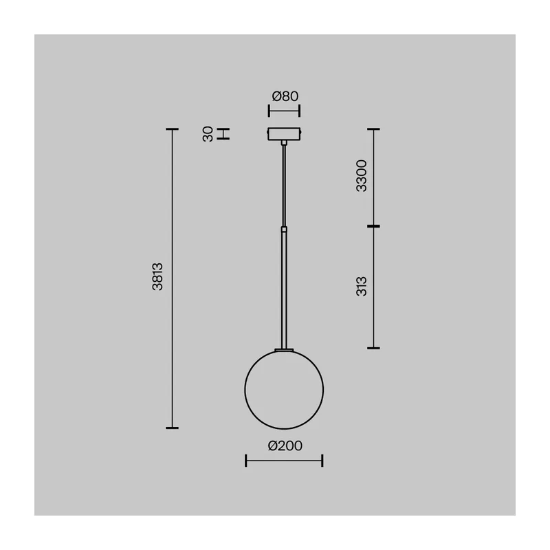 Подвесной светильник Настроение / Mood G4х1 Maytoni MOD172PL-01BS 2