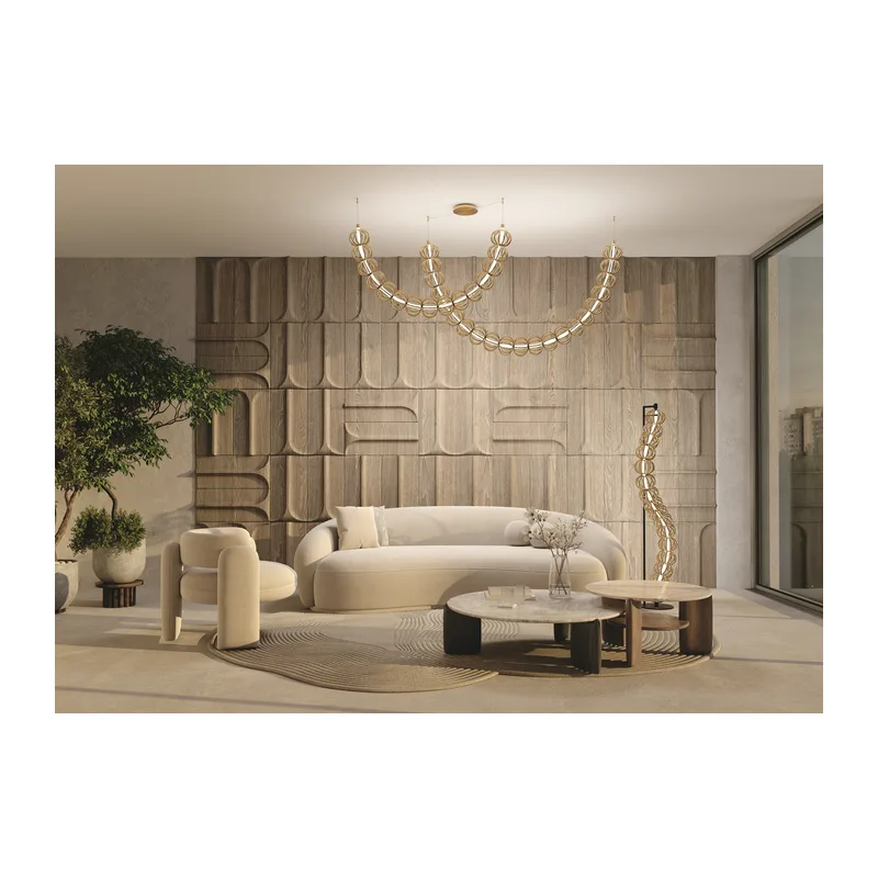Напольный светильник (торшер) Золотая клетка / Golden Cage 3000К 48Вт Maytoni MOD216FL-L38G3K 2