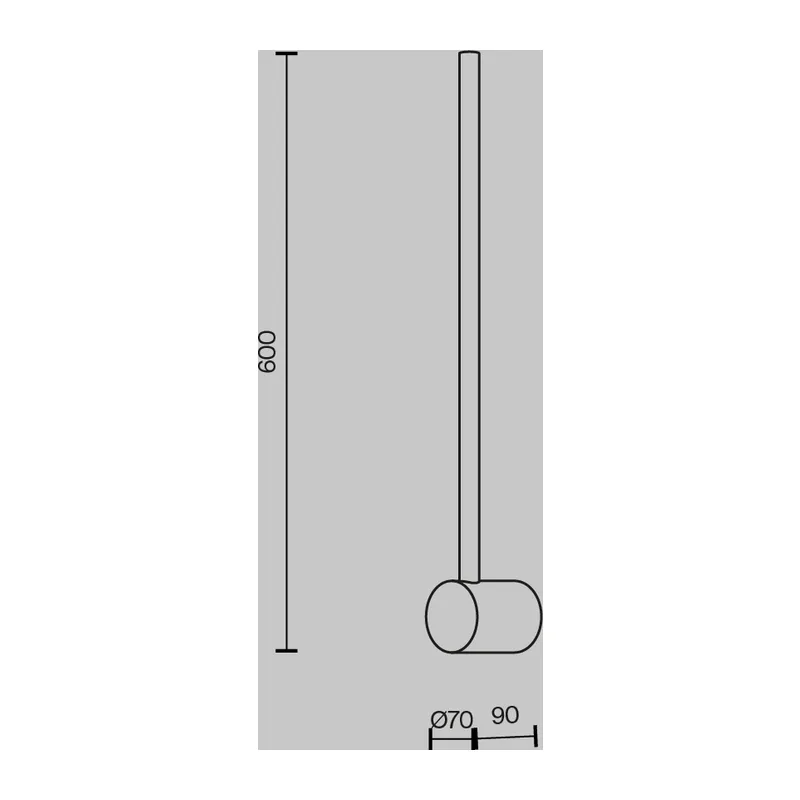 Настенный светильник (бра) Луч света / Light stick 3000К 7Вт Maytoni MOD237WL-L6BS3K 6