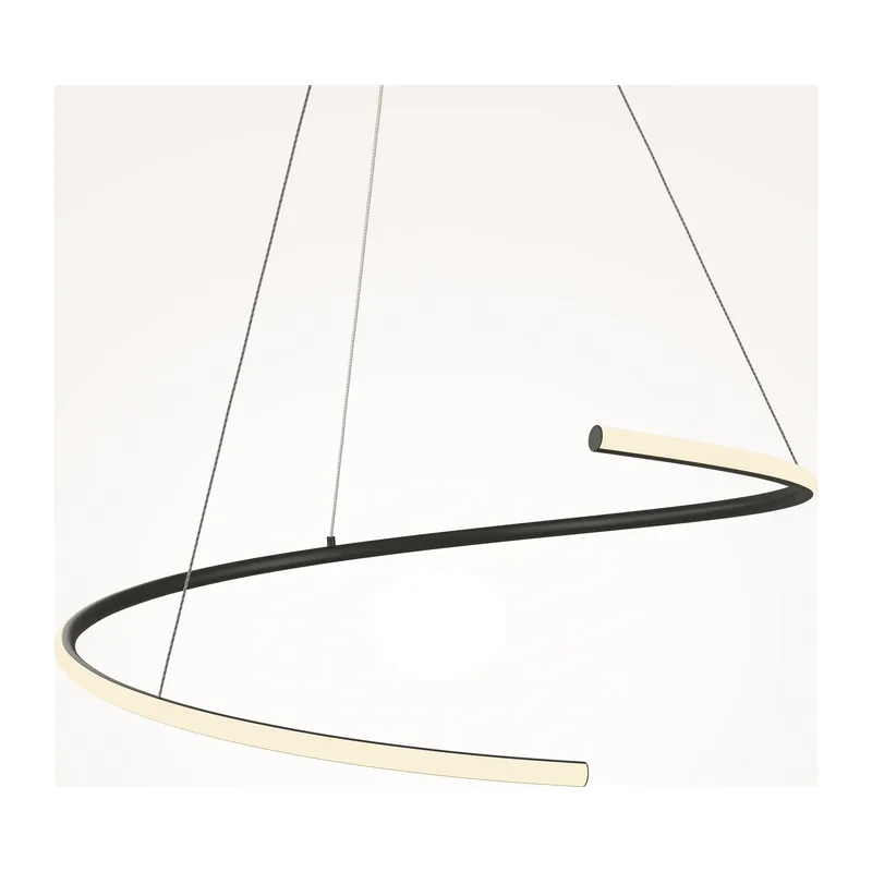 Подвесной светильник Изгиб / Curve 3000-4000К 31Вт Maytoni MOD242PL-L33BK 11