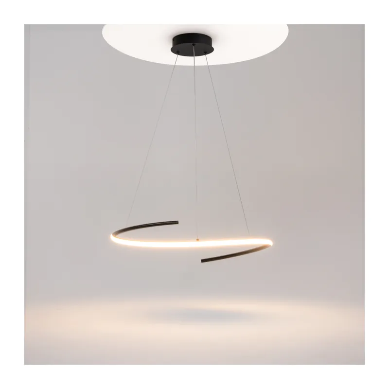 Подвесной светильник Изгиб / Curve 3000-4000К 31Вт Maytoni MOD242PL-L33BK 3