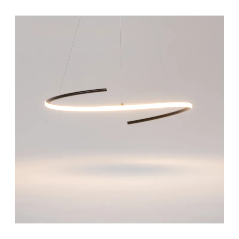 Подвесной светильник Изгиб / Curve 3000-4000К 31Вт Maytoni MOD242PL-L33BK 5