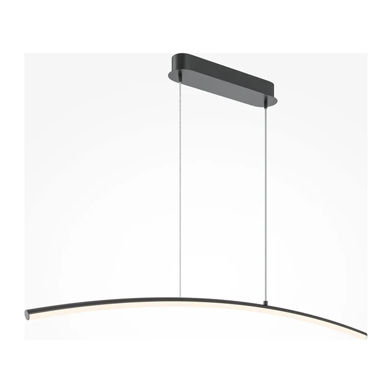 Подвесной светильник Изгиб / Curve 3000-4000К 15Вт Maytoni MOD243PL-L18BK 3
