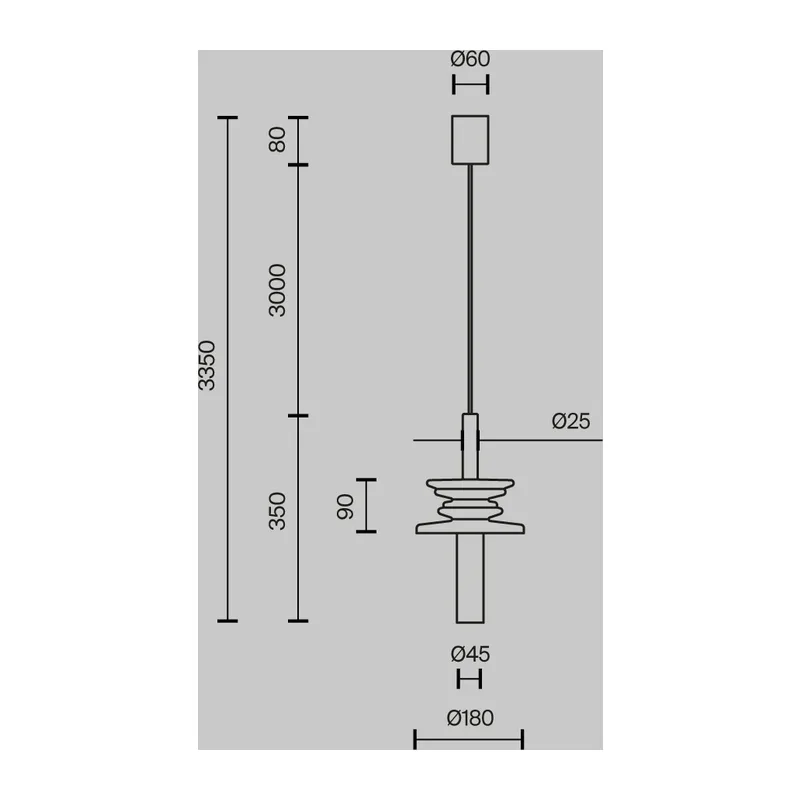 Подвесной светильник Звуковая волна / Sound Wave G9х1 Maytoni MOD255PL-01B1 8
